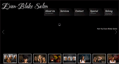 Desktop Screenshot of evanblakesalon.com